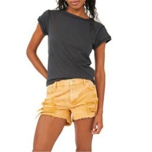 NWT-Women’s NWT Free People‎ Lemon Mid Rise Maggie Shorts 24